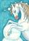 Art: UNICORN SNOWMAN by Artist Susan Brack