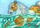 Art: CHINCOTEAGUE SWIM by Artist Susan Brack