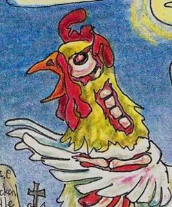 Detail Image for art Zombie Chicken Little