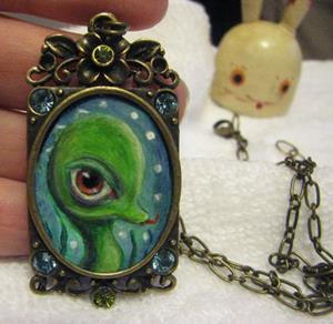 Detail Image for art Sea Monster necklace