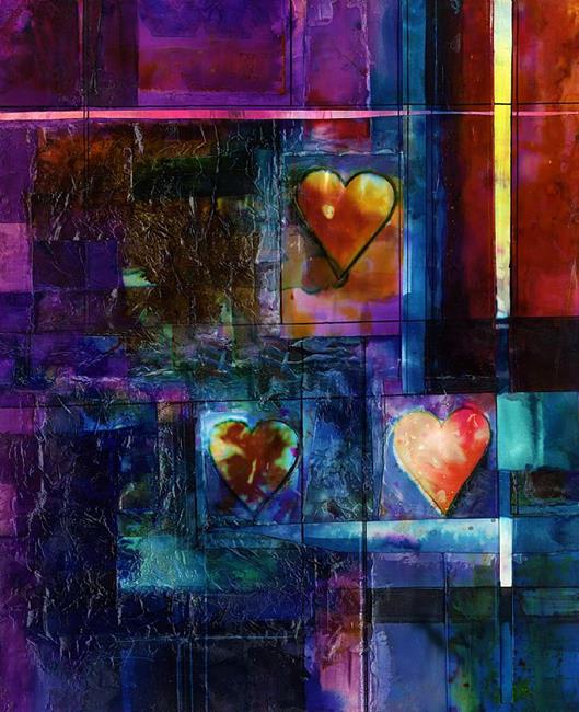 Art: Heart Fancy No. 5 by Artist Kathy Morton Stanion