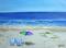 Art: Beach Umbrella by Artist Heather M. Mathieson