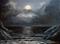 Art: Moonlit Ocean - Sold by Artist Heather M. Mathieson