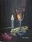 Art: Hand Blown Goblet by Artist Heather M. Mathieson