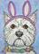 Art: Westie Wabbit by Artist Melinda Dalke