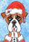 Art: Boxer Claus by Artist Melinda Dalke