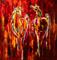 Art: Red Rage by Artist Laurie Justus Pace