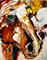Art: Horse Spirit of Santa Fe by Artist Laurie Justus Pace