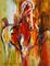 Art: High Step by Artist Laurie Justus Pace