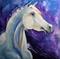 Art: Arabian in Blue by Artist Laurie Justus Pace