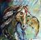 Art: Indian Spirit Horse by Artist Laurie Justus Pace