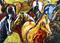 Art: Painted Pony Gathering by Artist Laurie Justus Pace
