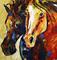 Art: Color Five Horse Two by Artist Laurie Justus Pace