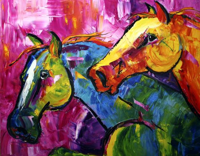 Art: Opposites Attract by Artist Laurie Justus Pace