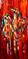 Art: Round Two Red by Artist Laurie Justus Pace