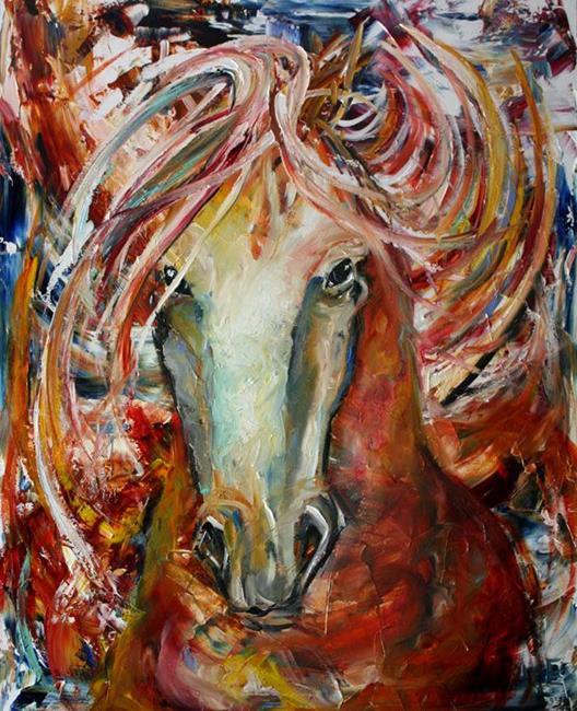 Art: Wild Wind by Artist Laurie Justus Pace