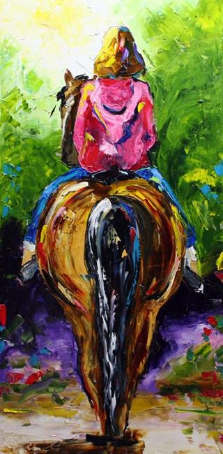 Art: Morning Ride by Artist Laurie Justus Pace