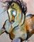 Art: no 27 Warrior of Old  8 x 10 oil canvas.jpg by Artist Laurie Justus Pace