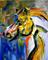 Art: Horse Abstract by Artist Laurie Justus Pace