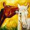 Art: Horse Whisperer by Artist Laurie Justus Pace