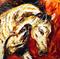 Art: Horse Crimson 1 by Artist Laurie Justus Pace
