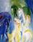 Art: Meeting of Five by Artist Laurie Justus Pace