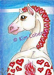 Art: Romeo Valentine Appaloosa by Artist Kim Loberg