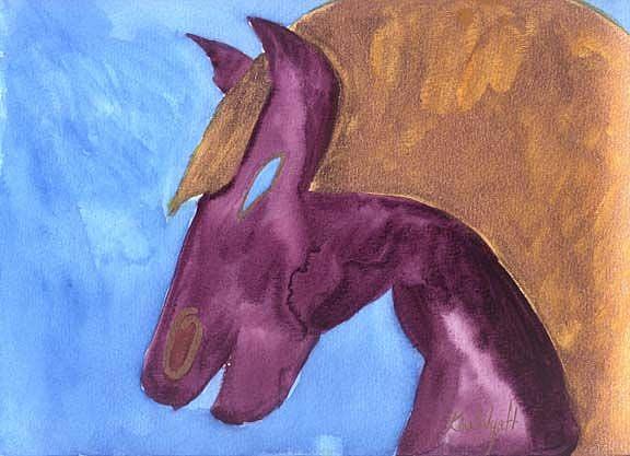 Art: Horse of Riches by Artist Kim Wyatt