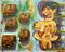 Art: Pastry Monger Counting Her Brownies by Artist Elisa Vegliante