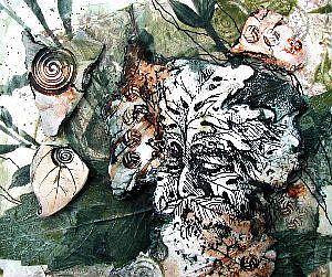 Detail Image for art Deep Forest Green Man SOLD