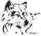 Art: Wolf by Artist Kathy Morton Stanion