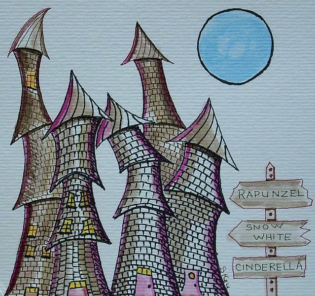 Art: This Way to Tour of Fairytale Castles by Artist Sherry Key