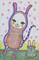 Art: Bunny Cat by Artist Sherry Key