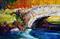 Art: Colors of Fall Central Park, New York by Artist Laurie Justus Pace