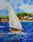 Art: Sailboat by Artist Laurie Justus Pace