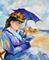 Art: At The Beach by Artist Laurie Justus Pace