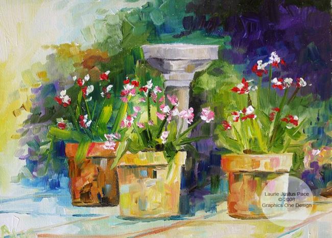 Art: The Fountain by Artist Laurie Justus Pace