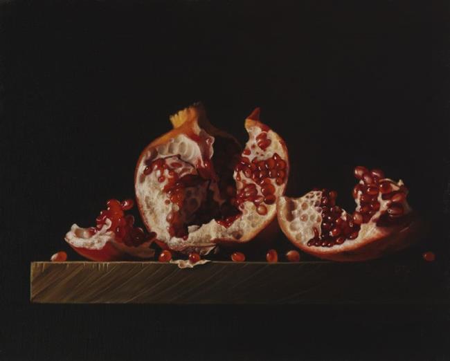 Art: Pomegranate by Artist p.foster art studio 