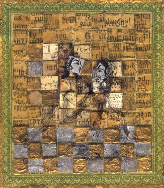 Art: Divine Lovers (Triptych) 2 by Artist Aria Nadii