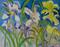 Art: Bunny in the Iris by Artist Delilah Smith