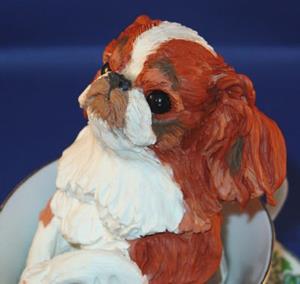 Detail Image for art JAPANESE CHIN TEACUP SCULPTURE