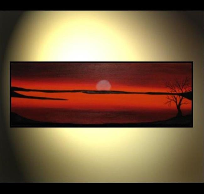 Art: RED OCTOBER SUNSET by Artist Jaime Zatloukal Best