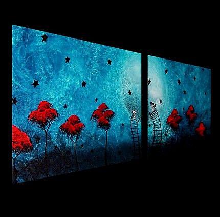 Art: Heaven falls all around us by Artist Jaime Zatloukal Best