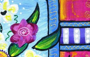 Detail Image for art Bistro Floral - Lavender