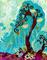 Art: Spritely Blue Willows by Artist Natasha Bouchillon (Formerly: Wescoat)