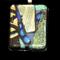 Art: Quilted Dichroic Pendant by Artist Dorothy Edwards