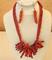 Art: Red Coral necklace and earring set  (sold) by Artist Ulrike 'Ricky' Martin