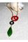 Art: Lariat Red & Green by Artist Shoshana Avramovitz