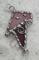 Art: Pink Glass Pendant by Artist Dianne McGhee