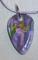 Art: Nude Lavender Fairy Necklace Pendant by Artist Emily J White